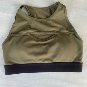 Born Primitive High Neck Sports Bra with Cutout